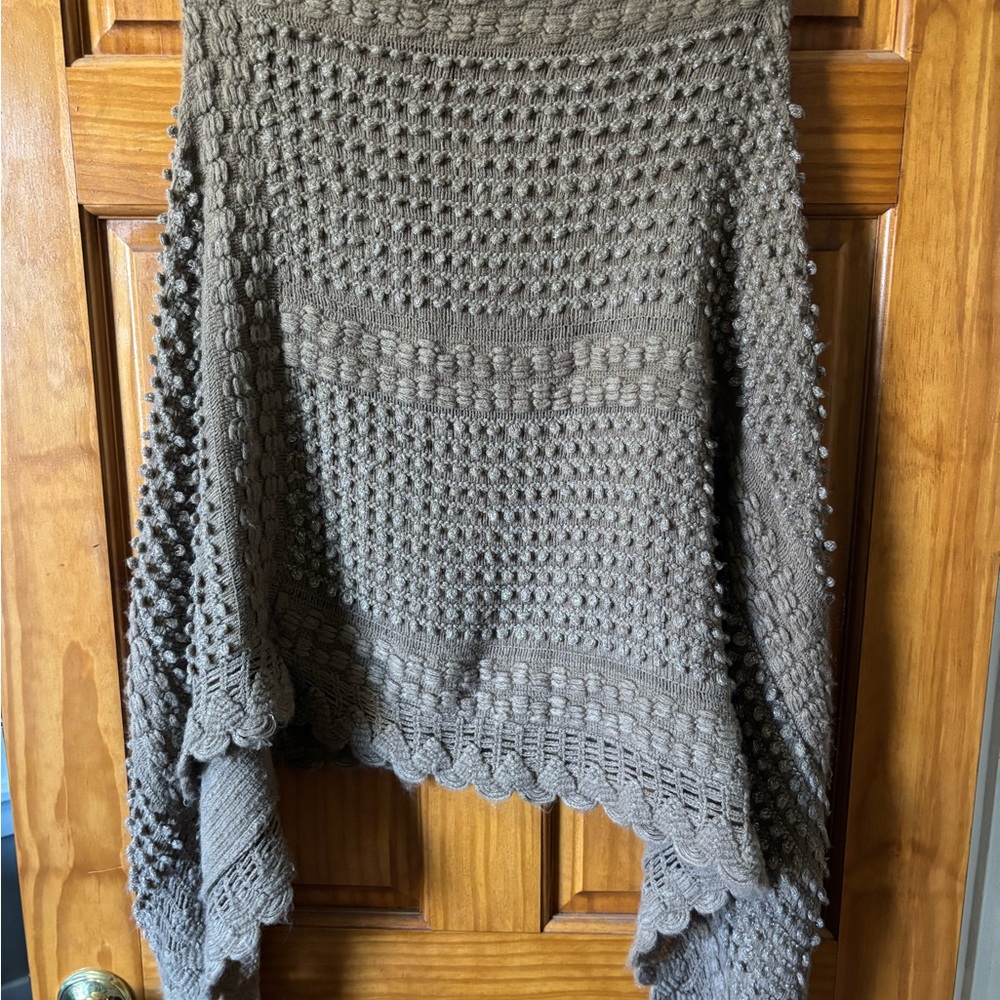 Elegant Brown Knit Sweater